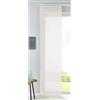 Gardinenbox 85589N - Confezione da 1 tenda a pannello, scorrevoli, con binario di scorrimento, asta di contrappeso, crema, 245 x 60 cm