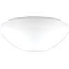 Westinghouse 8704640, paralume opalino a fungo opalino, vetro bianco, vetro di ricambio per ventilatore da soffitto Westinghouse 72152