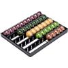 FlagShip Vertuo, inserto per cassetto porta cialde Nespresso, organizer per capsule Vertuo, nero in metallo (50 cialde)