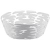 Alessi BARKET CESTO REDONDO ACERO Y RESINA BLANCO 21cm