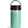 Hydro Flask - Wide Flex Sip Lid Coffee 355 ml (12 oz) - Ermetico, Isolato, Compatibile con Portabicchieri - Mantiene le Bevande Fredde per 24 Ore & Calde per 12 Ore - Mermaid Green