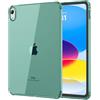 MoKo Trasparente Cover per iPad (A16) 11a Gen. 2025, Ciano Scuro