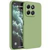 HAFFAN Custodia in Silicone TPU Compatibile con HONOR 200 Smart/HONOR X7C / HONOR X6B 5G (6.8 inches), Cover Case Protettiva per Cellulare - Verde Matcha