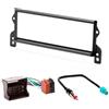 Carav, 11-240-4-7, Mascherina autoradio 1-DIN + ISO e cavo adattatore antenna