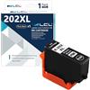 LCL Cartucce d'inchiostro Compatibile 202XL C13T02H14010 (1Foto Nero) Sostituzione per Epson Expression Premium XP-6000 XP-6005 XP-6100 XP-6105 XP6000 XP6005 XP6100 XP6105