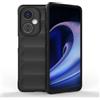 EASSGU Custodia per OnePlus Nord CE 3 Lite (6.7 Inches) Cover Morbida per Cellulare in Silicone TPU Anticaduta e Antigraffio - Nero