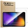 WFTE [2-Pezzi Vetro Temperato per Xiaomi Pad 7/7 Pro/Pad 8/8 Pro Pellicola Protettiva [Durezza 9H][ Anti graffio][Anti-Impronte][Senza Bolle] Pellicola Protettiva per Xiaomi Pad 7/7 Pro