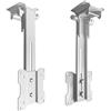 Drall Monitor Mount da soffitto bianco - LCD LED Plasma TV curvo per tetto inclinato caravan camion camper pieghevole VESA 75 100 Modello: L87WA