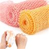 Shappy 2 Pezzi Spugna a Rete Africana Rete Esfoliante per il Corpo Scrubbing di Schiena Body Scrubber da Doccia Smoother per Pelle per Uso Quotidiano o Ripieno di Calza