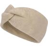 styleBREAKER Fascia donna in maglia fine con nodo,Beige
