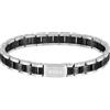 BOSS Jewelry Braccialetto a maglie da uomo Collezione METAL LINKS ESSENTIALS in Acciaio Inossidabile, nero, blu e oro giallo