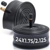 MetersGod 2 tubi flessibili per bicicletta, 24 pollici, 24 x 1,75/1.95/2.0/2.10/2.125 con valvola Valve Schrader AV32 mm, tubo flessibile 47/57-507, compatibile con strade/City Bike/Mountain Bike