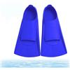 bechoanigel Pinne da nuoto comode in silicone per bambini, pinne corte per snorkeling e allenamento di nuoto, unisex, pinne corte da nuoto per bambini (viola, L)