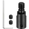 sourcing map Albero motore pergolato da 5 mm a M10 in acciaio 1045, con viti e chiave per mini seghe fai da te e mole, mandrino, motori asta connettore