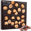 La Fondenteria Tavoletta Fondente 100% con Pasta di Cacao e Nocciole Tostate, senza Zucchero | Cioccolato Artigianale Extra Fondente a Base di Massa di Cacao, Fatto Artigianalmente in Italia (110 g)