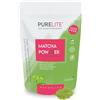 PURELITE Matcha Powder 230g, vegano senza zucchero con eritritolo e stevia, tè verde ed energizzante, fonte ideale di energia con caffeina, ottimo sostituto dello zucchero o del caffè, antiossidanti