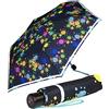 Knirps 4Kids - Ombrello tascabile per bambini, con bordo riflettente, Paintdrops, 90 cm, Moderno