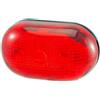 cyclingcolors Luce posteriore rossa per bicicletta, 5 LED, attacco reggisella