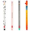 Legami - Set di 4 Penne Gel Cancellabili Farm Sweet Farm, Penne con Inchiostro Cancellabile Termosensibile, Nero, Rosa, Verde, Rosso, Cancella Senza Consumare il Foglio, Punta 0,7 mm
