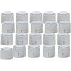 Möhlenhoff Set di attuatori universali Alpha 5 24 V, 20 pezzi, tipo VA80 adatto per uova in casa, Kermi, Roth/Herb/Thermoval ecc.