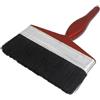 uxcell Sourcingmap - Pennelli larghi 15,2 cm, 1 confezione con setole nere e punta piatta, manico rosso bordeaux per pareti, terrazze, recinzioni e mobili