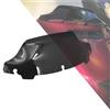 HDBUBALUS Parabrezza Da 6,8 Wave per Parabrezza Adatto per Harley Touring Electra Glide Street Glide Flhx Flht 2014-2021 Nero