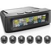 Avutrel TPMS Sistema di Monitoraggio,della Pressione degli Pneumatici per Autocarri, Camper, Pullman,6 Sensori Ruote, Pressione Max 9,9bar/144psi e Temperatura, Versione Potenziata Veicoli Commerciali