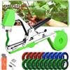 TOGETDREAM Legatrice per Piante Tying Macchina Nastro Strumento Vigneto Pomodori Lega Tape Tool Attrezzi Orto Pinza Legatrice con 20 Rotoli di Nastro ed 1 Scatola di Graffette