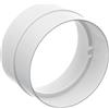 LIRAST Ø 125mm Giunto in Plastica - Raccordo/Connettore Per Tubo Tondo