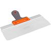 Mivos Spatola professionale per superfici in acciaio inox, 350 x 90 mm, spatola per facciate con lama da 90 mm, spatola lisciante 350 mm, con impugnatura morbida, prodotta in UE