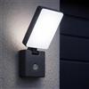 Miratic Applique da Esterno con Sensore di Movimento PIR 4000K 10W Luce Bianca Neutra 800lm Lampada da Esterno Ideale per Terrazza Balcone Giardino IP65 (grigio)