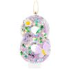 mciskin Candele per 8° compleanno, candele per 8° compleanno, candela viola numero 8 per torta, decorazione per torta con paillettes viola, per ragazze e ragazzi, decorazioni per feste di compleanno a tema