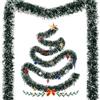 Winwild 4 pezzi ghirlanda di Natale verde scuro - Ghirlanda di abete artificiale Ø 9 cm,12 M ghirlanda di Natale albero di Natale decorazione orpello per camino, scala, Natale, interno, esterno