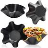 Kisbeibi Set di 4 padelle per tortilla, per tortilla Maker Nonstick Taco Shell, per insalata e insalata, in acciaio al carbonio, per insalata e insalata (colorato: tipo: A)