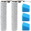 KiimSin Spazzole rullo + Filtro accessori per JONR ED12 Pro Parti di ricambio aspirapolvere umido e secco, 2 spazzole rullo + 3 Filtro + 1spazzole