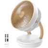 MYCARBON Ventilatore da Tavolo Turbo Silenzioso 20dB 360° Remote Control 8 Velocità ECO Sleep Timer di 8 Ore Oscillazione 75°/90°