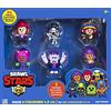 Lansay Brawl Stars - Confezione da 8 statuette da 4,5 cm, con personaggi dei videogiochi, da 8 anni