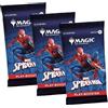 HeartGlobal 3 X Magic: The Gathering - Marvel's Spider-Man Play Booster (DE) | Carte tedesche | Spider-Verse Crossover | Con protezione per spedizione HeartGlobal