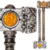 Toyland® 40 cm (15) Realistico Leggero Battle War Hammer Giocattolo - Thor e Viking Gioco di Ruolo Accessori Costume - Gioco di Ruolo - 1 Scelto a Caso