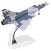 NUOTIE Dassault Mirage 2000 Kit Modello di Aeroplano in Metallo 1/100 con Supporto Modello di Aeroplano da Combattimento in Lega Pressofusa dell'Aeronautica Francese
