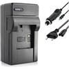 mtb more energy Caricabatteria (Auto/Corrente) per Qumox SJ4000 / SubTig3 / SJCam/BOOMYOURS/DX 288812, DX 288813