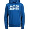 Jack & Jones Jjecorp Logo Sweat Hood Noos 12137054 Felpe con Cappuccio Uomo (Pacco da 1)