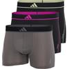 adidas Trunk (3PK) - Active Micro Flex Eco - Biancheria Intima Comoda, 904 Assortiti, S