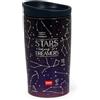 Legami - Bicchiere Termico Hot&Cold Vacuum Tumbler, Tema Stars, Tappo con Chiusura Ermetica, in Accaio Inox, Capacità 275 ml, per Tutti i Tipi di Bevanda