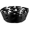 Alessi BARKET CESTO REDONDO ACERO Y RESINA NEGRO 18cm
