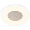 BRILONER - Lampada da soffitto a LED con decoro glitter, luce indiretta, 3.000K bianco caldo, lampada a LED, plafoniera a LED, lampada da soggiorno, pannello a LED, 29x3 cm, bianco