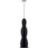 Alessi Pulcina MDL11 B Frullino Montalatte di Design, in Resina Termoplastica, Frusta in Acciaio e Batteria Ricaricabile, Nero