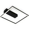 BRILONER - Lampada da Soffitto LED Frame, Bianco Caldo, 12W, per Soggiorno e Camera da Letto, 320x300x50 mm (LxLxH)