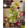JUEDQYUN Grandi decorazioni natalizie divertenti, sagome in cartone per albero di Natale, ladro di Natale, decorazioni per la casa, 2 pezzi