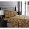 Beatrice Home Fashions Confezione da 2 federe in 100% raso di lusso, per letto matrimoniale, 50 x 76 cm, leopardato